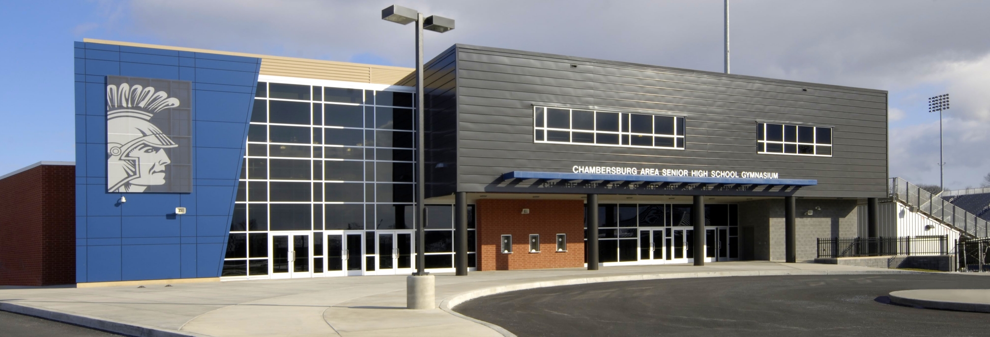 Chambersburg high school gymnasium interior