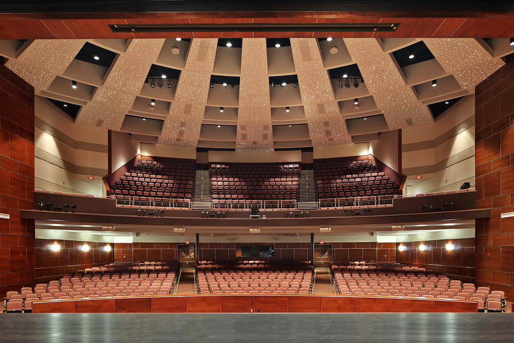 Moon Area High School auditorium from the stage