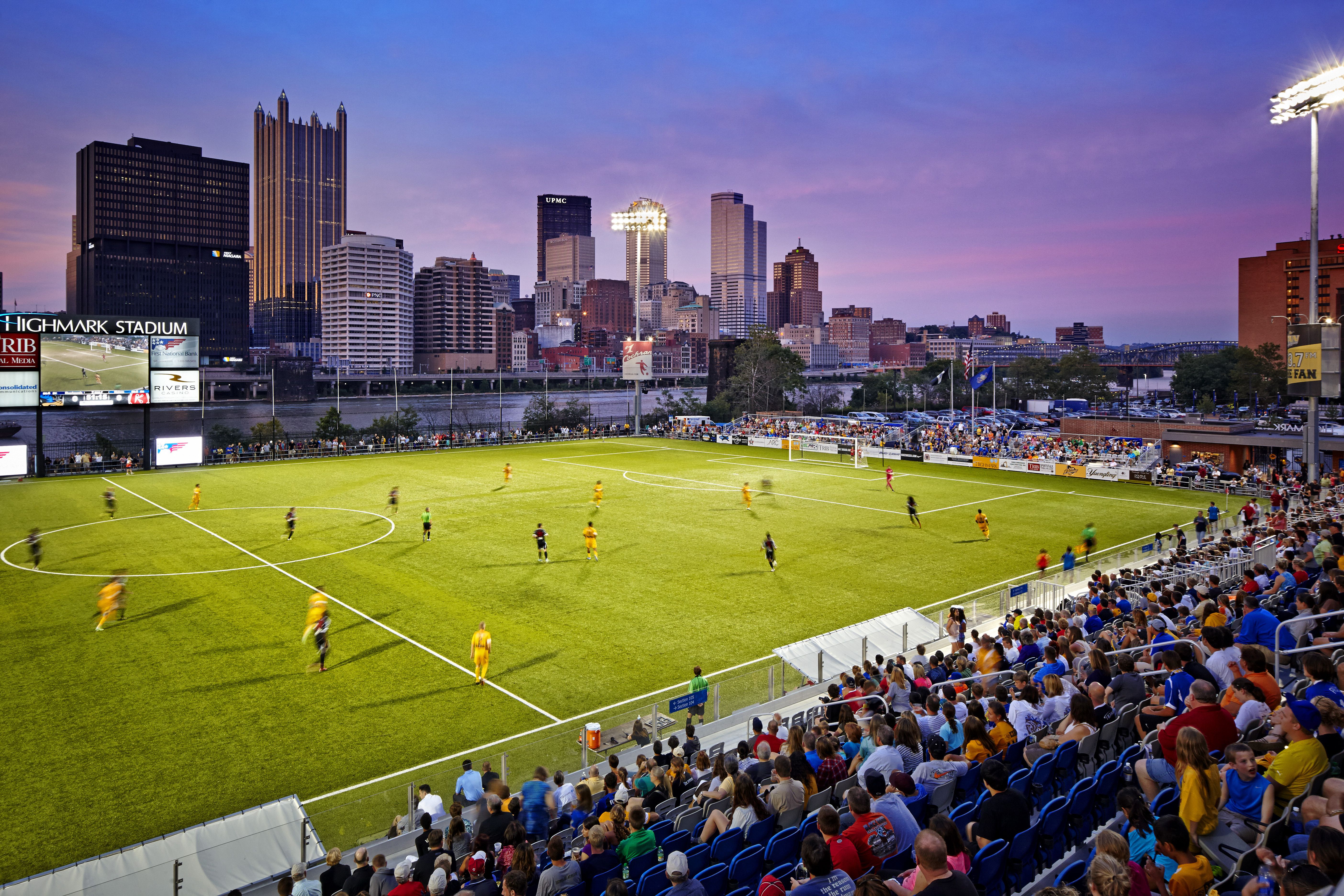 Highmark Stadium, Pittsburgh Riverhounds, match night